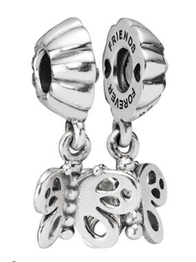 Pandora Friends Forever Butterfly Dangle Charm